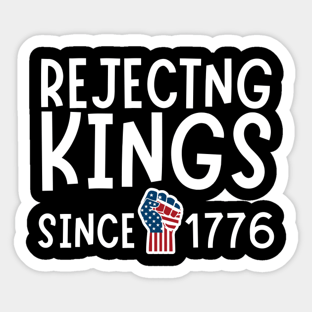 Rejecting Kings Anti-Trump Sticker by The WYLD Tribe